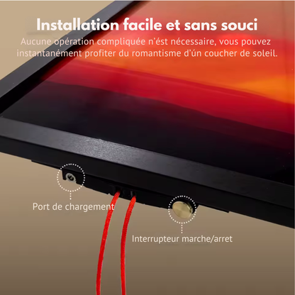 Tableau de Coucher de Soleil Lumineux