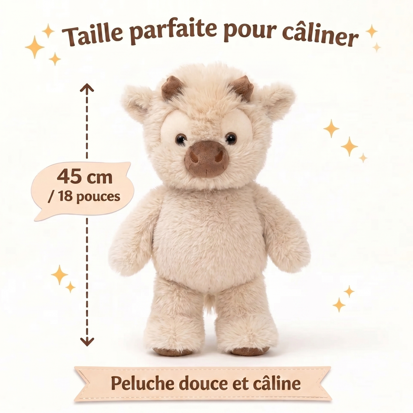 SprintPeluche-La Peluche Vache qui Court